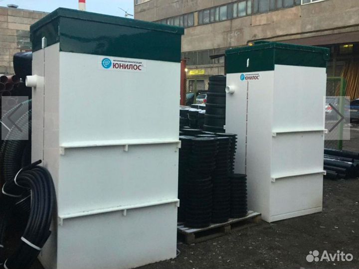 Установка септика юнилос астра 3 под ключ