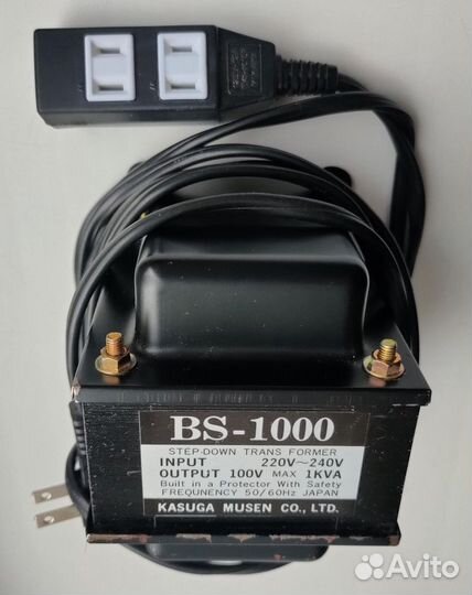 Понижающий трансформатор 220-110 1000 вт Япония