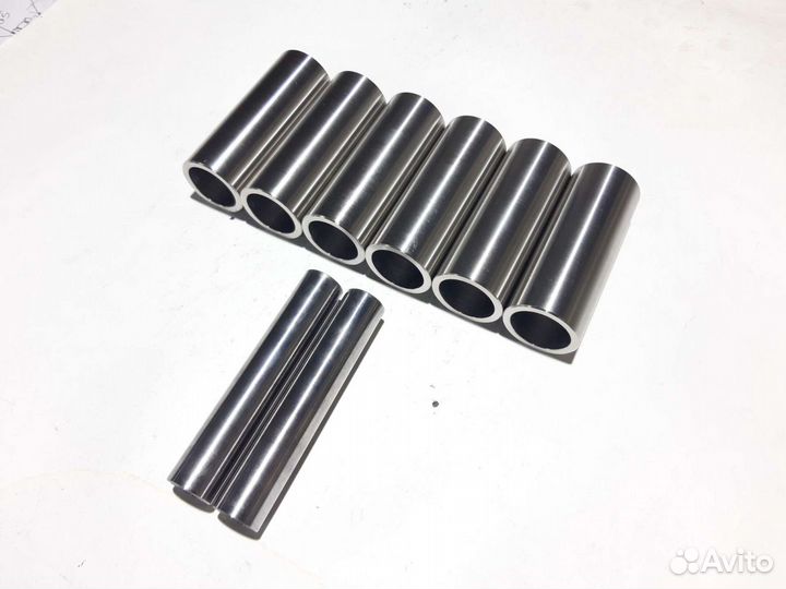 Втулки подушек подрамника из нержавейки для Prado