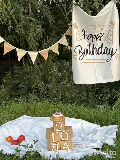 Кубики деревянные большие 10/10 фотореквизит