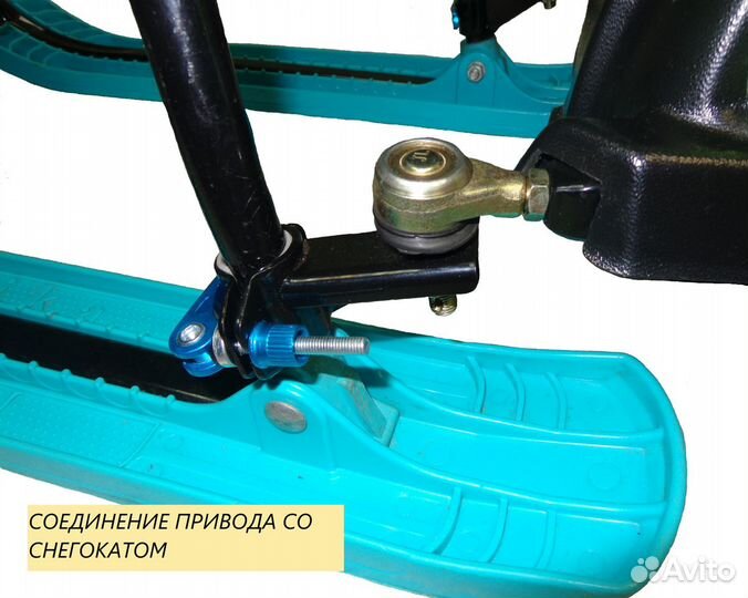 Электроснегокат со съёмным приводом Patron Удалец
