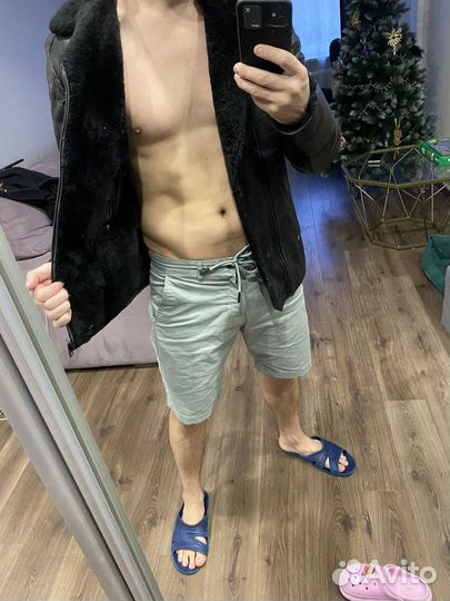 Кожаная куртка мужская