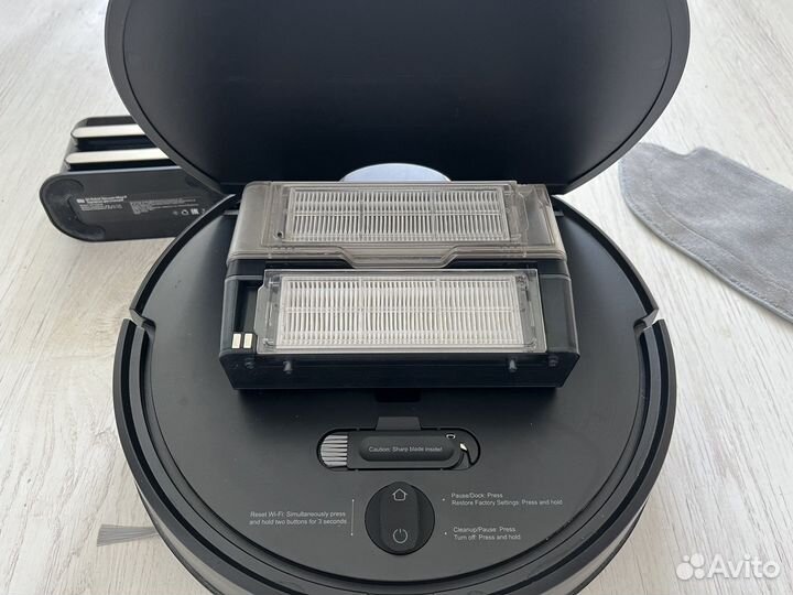 Робот пылесос xiaomi mi robot vacuum mop p black