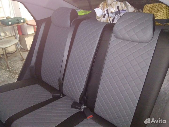 Чехлы из экокожи Hyundai Solaris 2 Автопилот