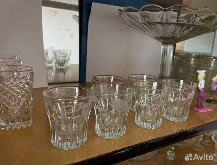 Хрустальная, стеклянная посуда СССР