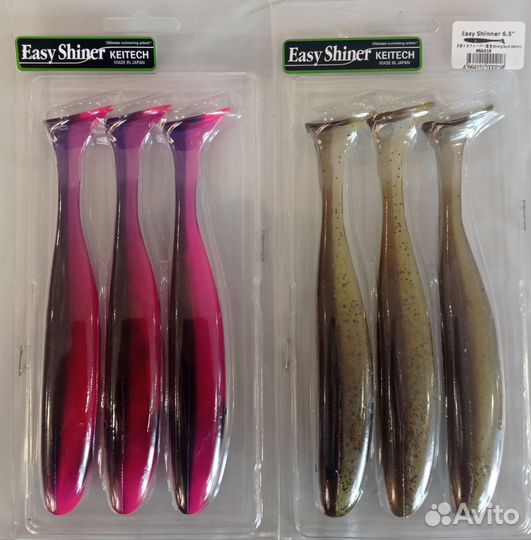 Приманки 18 шт Keiteich easy chiner 6.5 дюймов