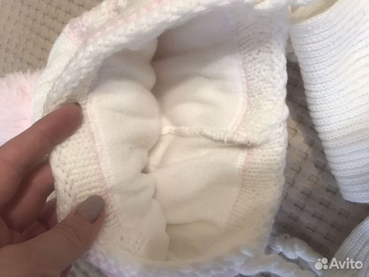 Шапка и шарф для девочки