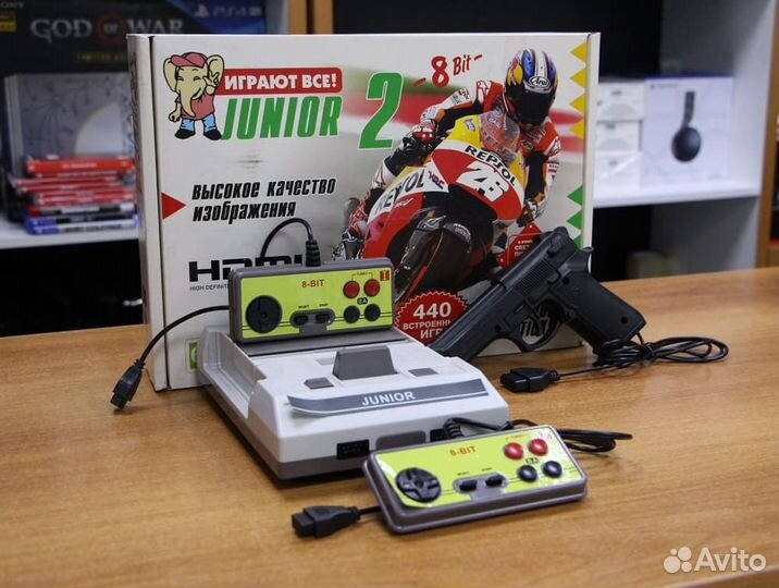 Приставка Junior 2 Classic hdmi+пистолет+440 игр