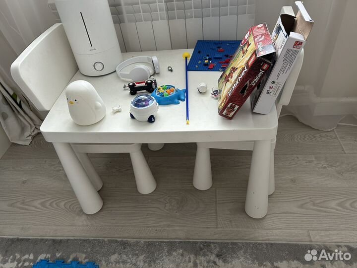 Стол и стулья детские икеа
