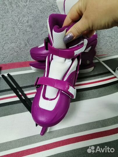 Роликовые коньки детские раздвижные