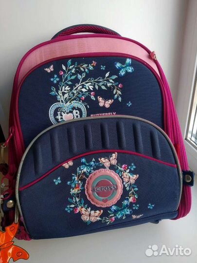 Ортопедический школьный рюкзак для девочки
