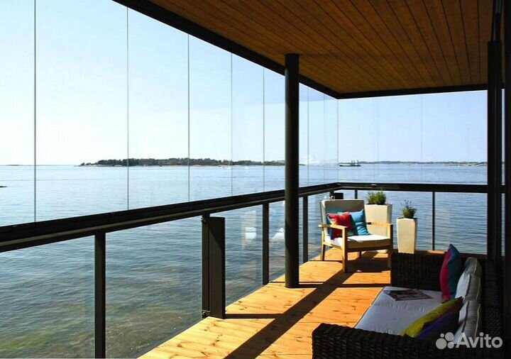 Безрамное остекление