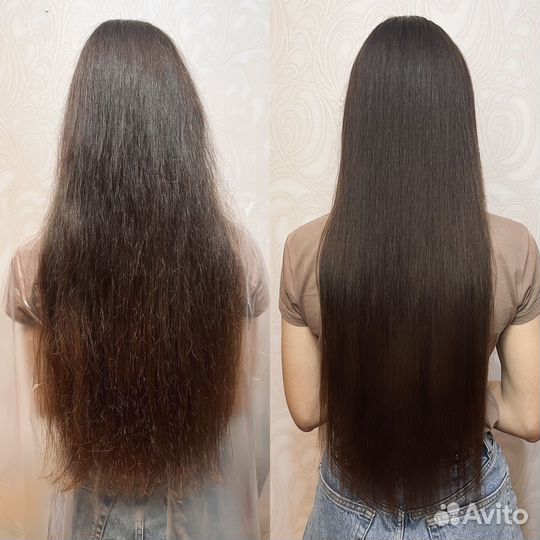 Кератиновое выпрямление