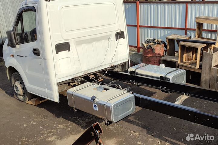 Бензобак с утопленным фланцем 150л вместо пластика