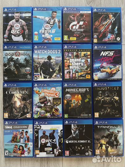 Диски ps4 игры для playstation 4