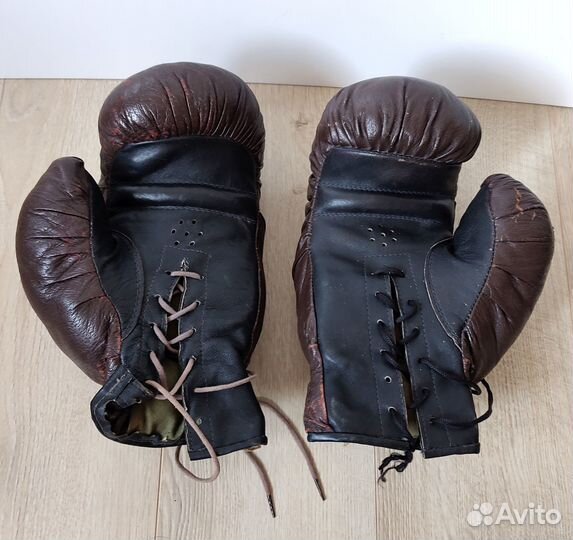 Боксерские перчатки СССР, коричневые 1960-е