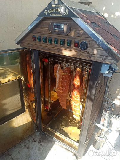 Копчёные куры, мясо, рыба