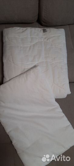 Бортики в детскую кроватку+постельное белье+одеяло