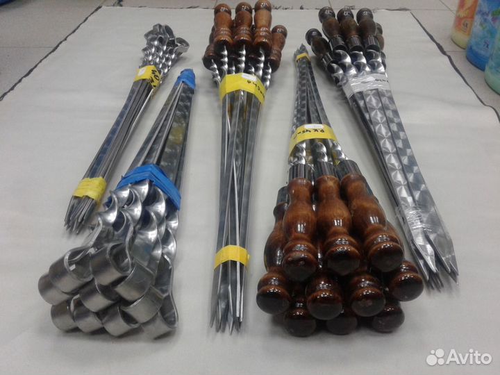 Шампура люля с ручкой и без