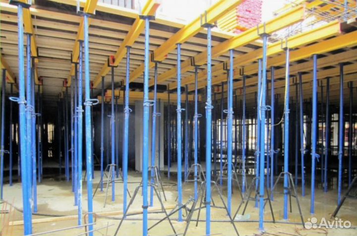 Стойка телескопическая 3.7 м (+унивилка тренога)