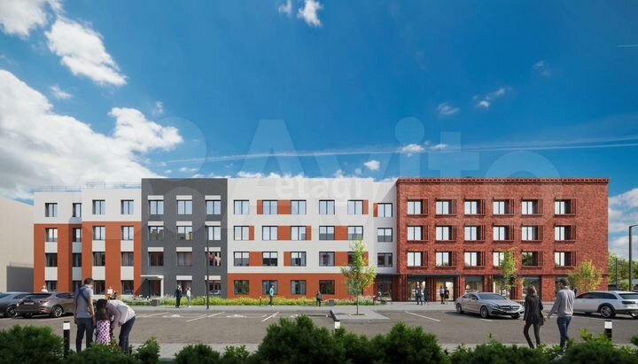 3-к. квартира, 56,2 м², 1/4 эт.