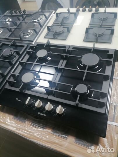 Варочная панель газовая новая Bosch 4 стекло