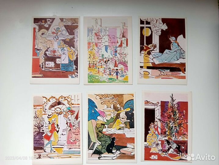 Набор открыток щелкунчик 1982