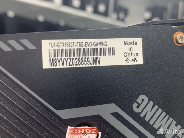 Видеокарта Asus GeForce GTX 1660Ti 6Gb Tuf Gaming