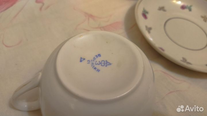 Чашка с блюдцем