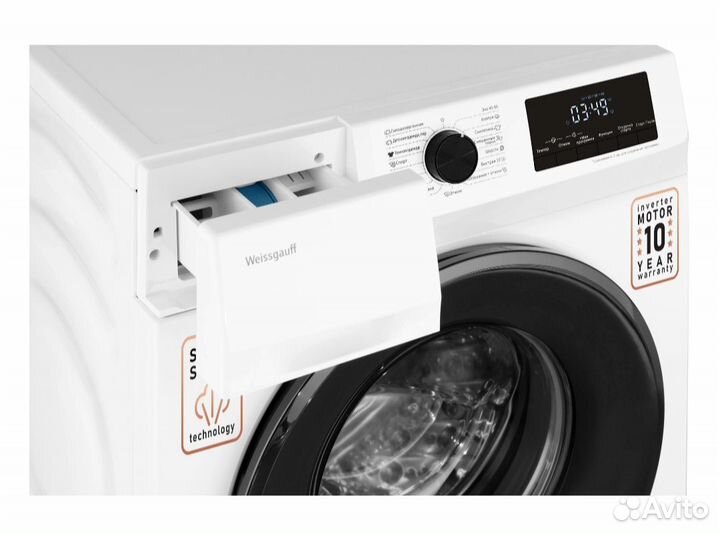 Стиральная машина Weissgauff WM 46149 Invert Steam