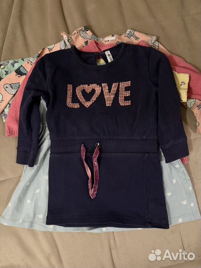 Пакет вещей на девочку 74-86