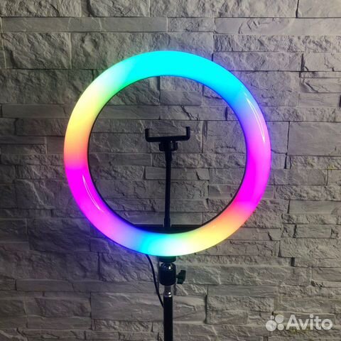 Кольцевая лампа RGB 33 см