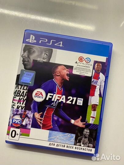 Fifa 21 диск ps4 на Русском языке фифа playstation