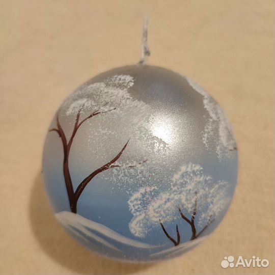 Свеча новогодняя