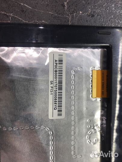 Крышка и рамка packard bell tm81