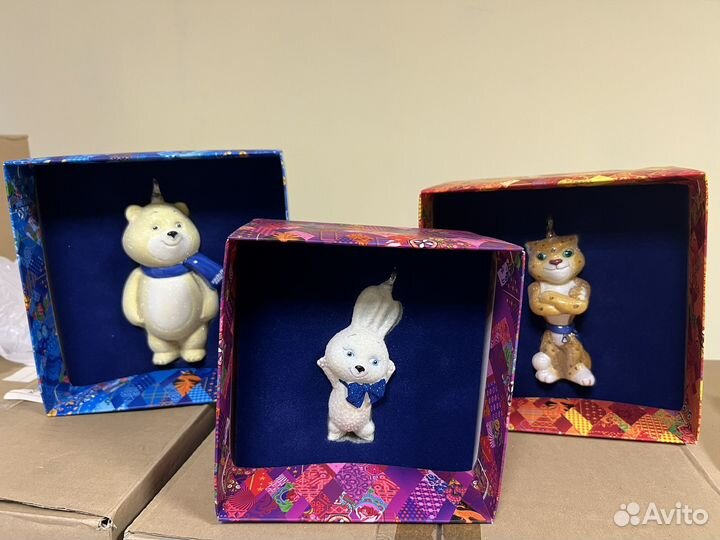 Белый мишка Зайка Леопард Сочи 2014