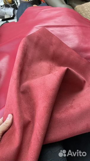 Кожа натуральная крс алая