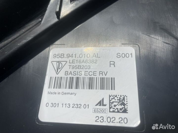 Фары Porsche Macan 95B