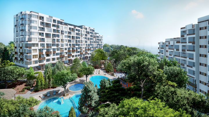 1-к. квартира, 68,9 м², 15/16 эт.