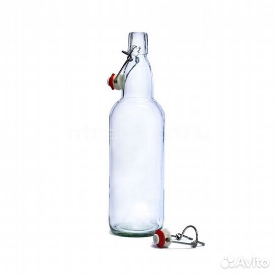 Бутылка бугельная 0,5 литра прозрачная