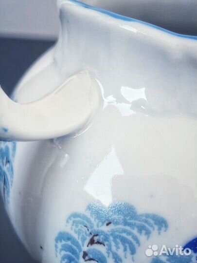 Молочник от сервиза «Зима» Вербилки СССР