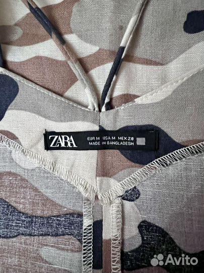 Льняной сарафан Zara M