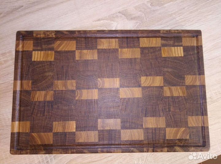 Торцевая разделочная доска дуб