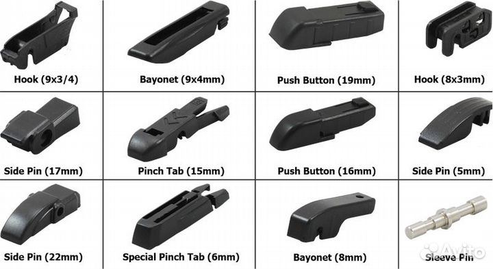 Щётка стеклоочистителя каркасная 550мм