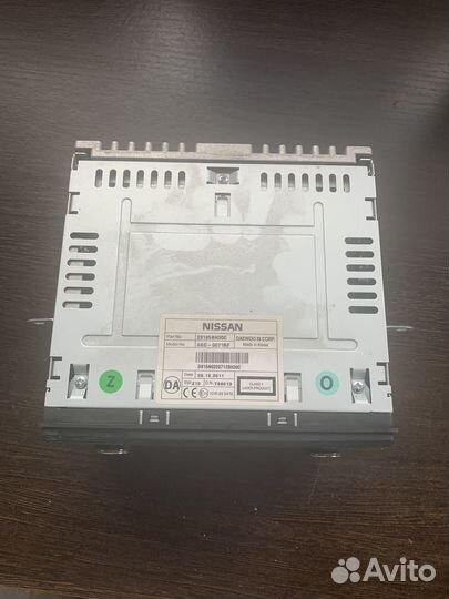 Магнитола с рамкой на nissan qashqai j10