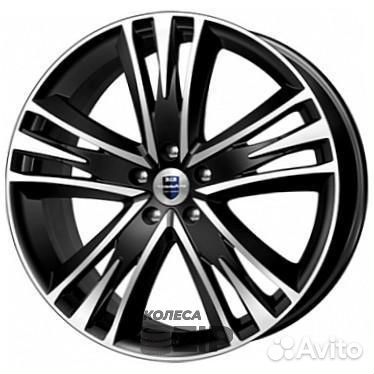 K&K Атлас 8.5x20 5*114.3 ET45 DIA64.1 Алмаз черны