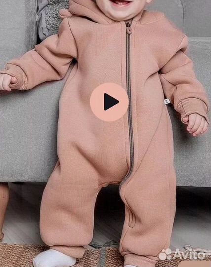 Флисовый комбинезон