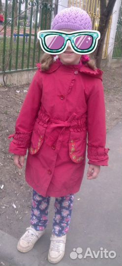 Детский плащ на девочку 2-4 лет