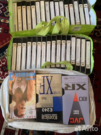 Коллекция фильмов на кассетах vhs