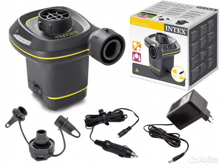 Насос электрический для матраса интекс intex